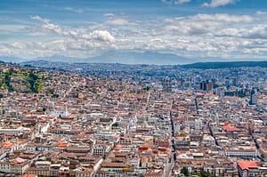 Ecuador Reisen - Blick auf Quito 