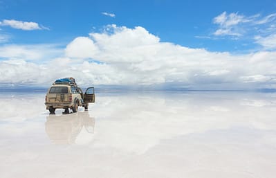 Jeep bei einer Bolivien Reise